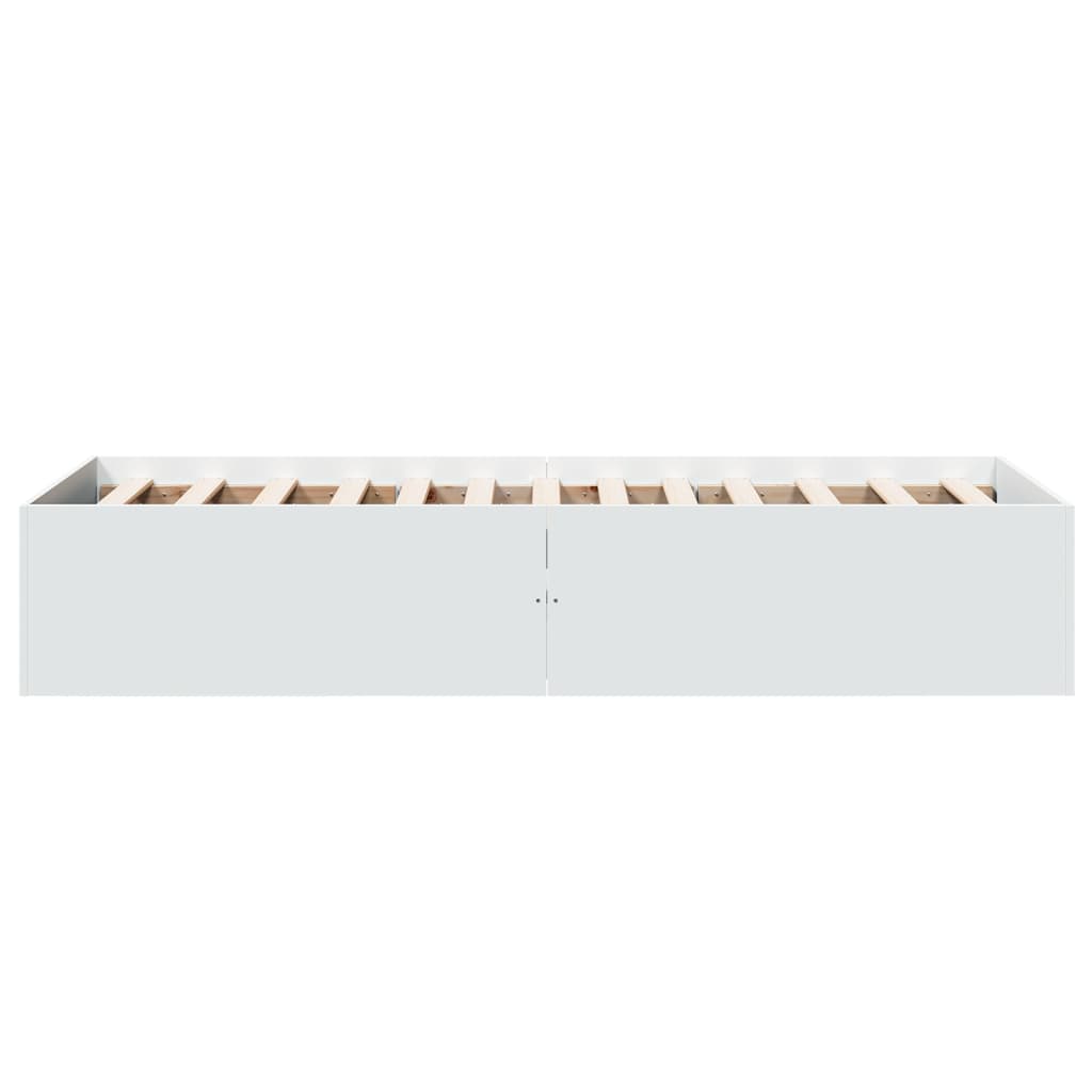 Giroletto Bianco 90x200 cm in Legno Multistrato - homemem39