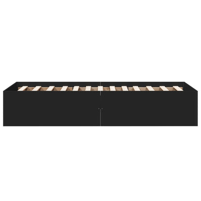 Giroletto Nero 90x200 cm in Legno Multistrato - homemem39