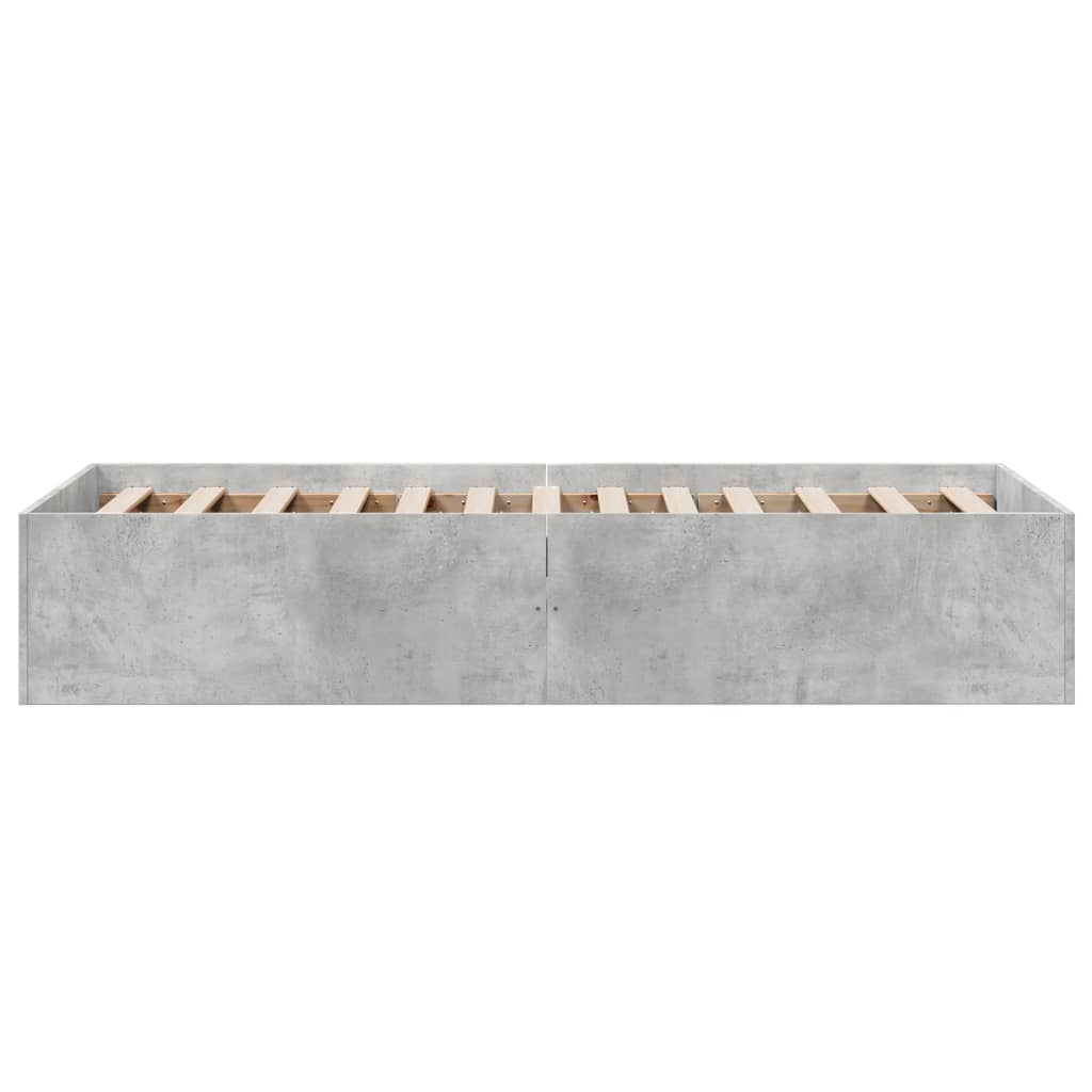 Giroletto Grigio Cemento 90x200 cm in Legno Multistrato - homemem39