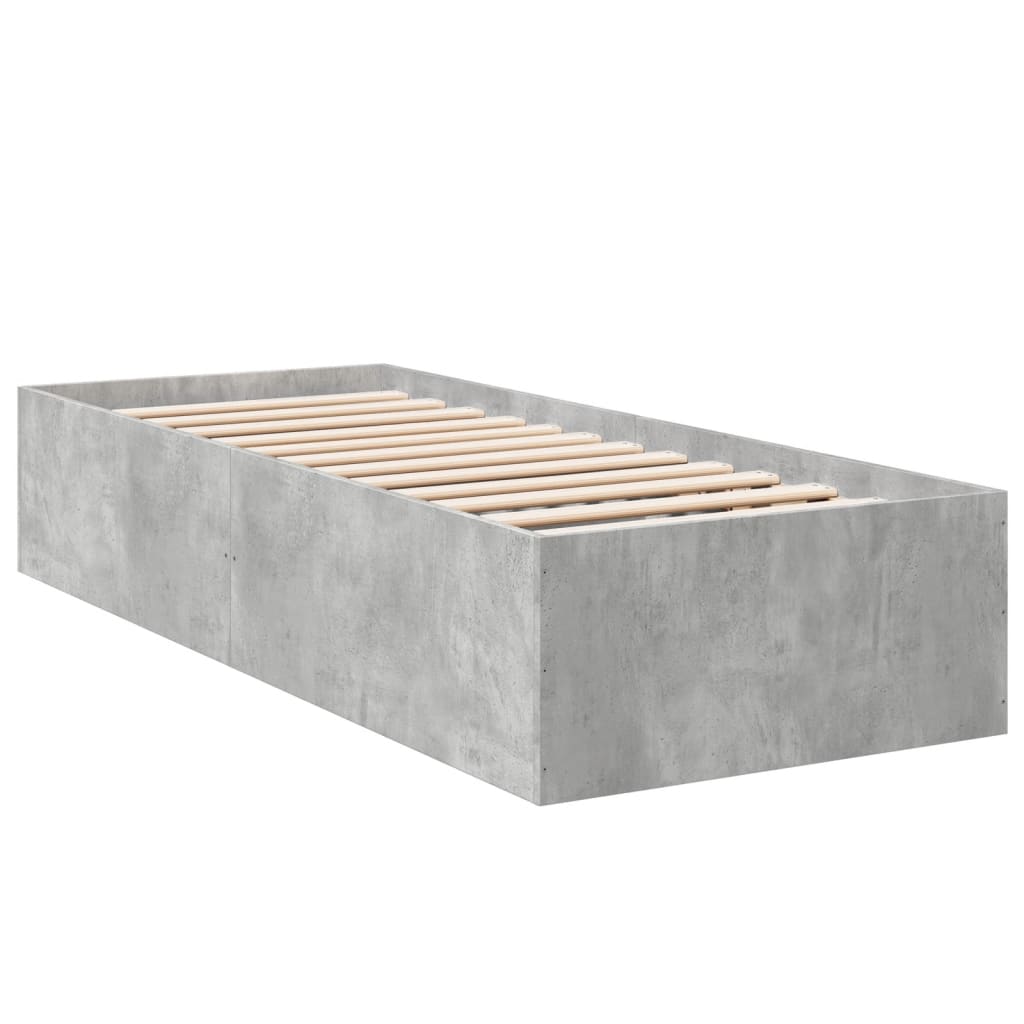 Giroletto Grigio Cemento 90x200 cm in Legno Multistrato - homemem39