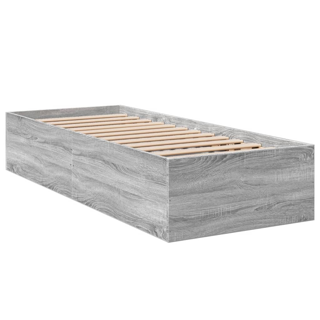 Giroletto Grigio Sonoma 90x200 cm in Legno Multistrato | homemem39