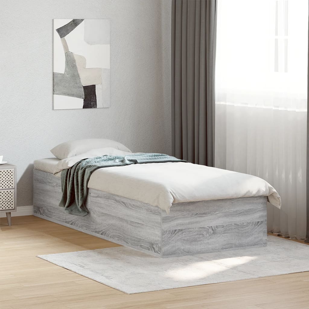 Giroletto Grigio Sonoma 90x200 cm in Legno Multistrato | homemem39