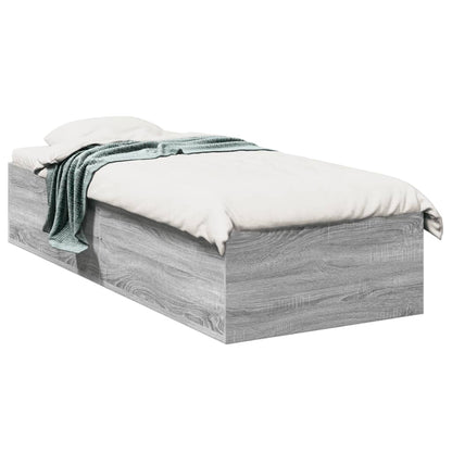 Giroletto Grigio Sonoma 90x200 cm in Legno Multistrato | homemem39
