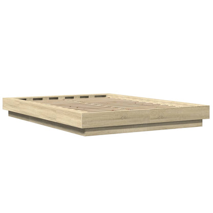 Giroletto Luci LED Rovere Sonoma 120x190 cm Legno Multistrato
