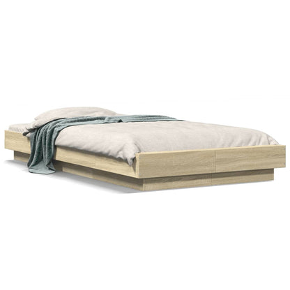 Giroletto Luci LED Rovere Sonoma 75x190 cm in Legno Multistrato | homemem39