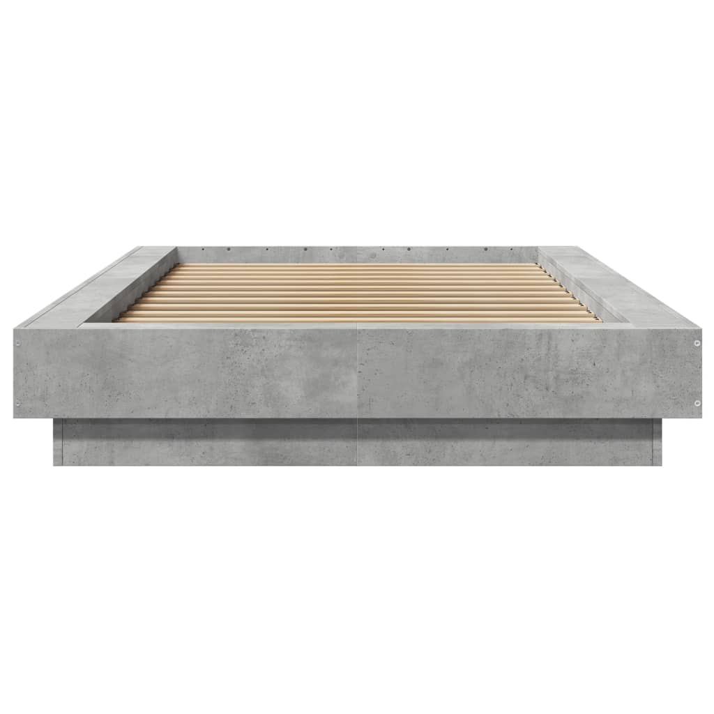 Giroletto Luci LED Grigio Cemento 75x190cm in Legno Multistrato