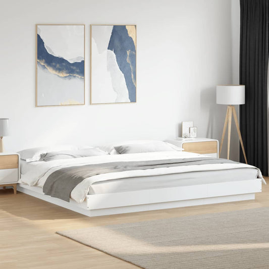 Giroletto Bianco 200x200 cm in Legno Multistrato | homemem39
