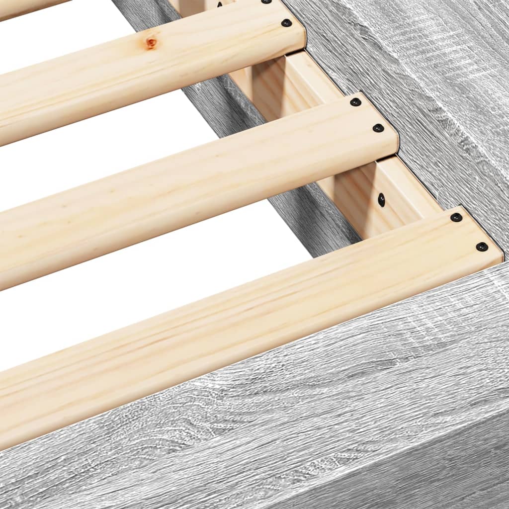 Giroletto Grigio Sonoma 200x200 cm in Legno Multistrato | homemem39