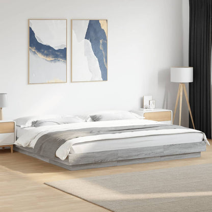 Giroletto Grigio Sonoma 200x200 cm in Legno Multistrato | homemem39