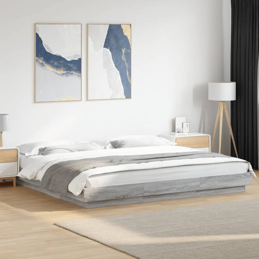 Giroletto Grigio Sonoma 200x200 cm in Legno Multistrato | homemem39