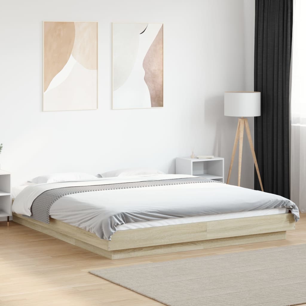 Giroletto Rovere Sonoma 150x200 cm in Legno Multistrato | homemem39