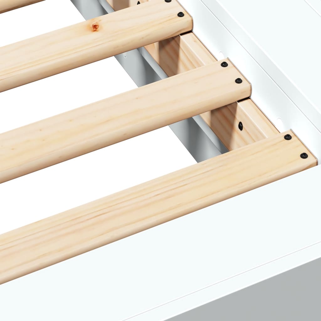 Giroletto Bianco 140x200 cm in Legno Multistrato | homemem39