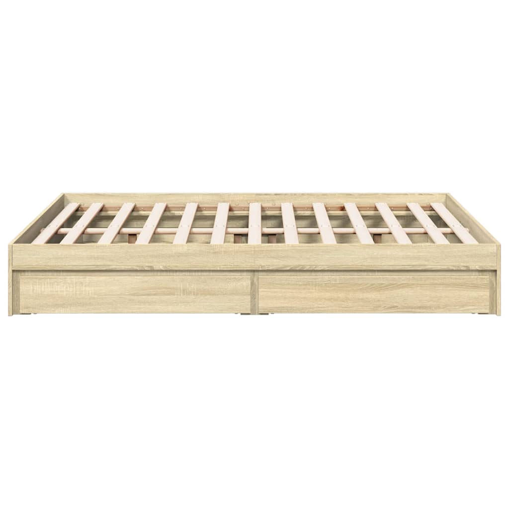 Giroletto Cassetti Rovere Sonoma 120x190 cm Legno Multistrato | homemem39