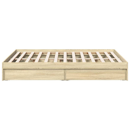 Giroletto Cassetti Rovere Sonoma 120x190 cm Legno Multistrato | homemem39