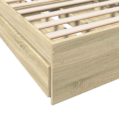 Giroletto Cassetti Rovere Sonoma 75x190 cm Legno Multistrato