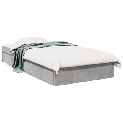 Giroletto Cassetti Grigio Cemento 75x190 cm Legno Multistrato | homemem39