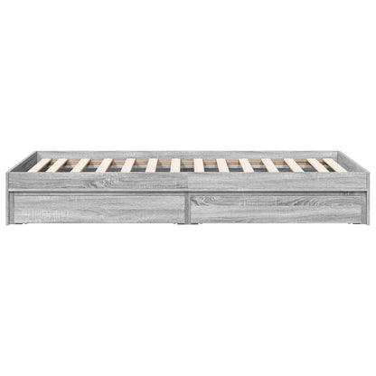 Giroletto Cassetti Grigio Sonoma 75x190 cm Legno Multistrato
