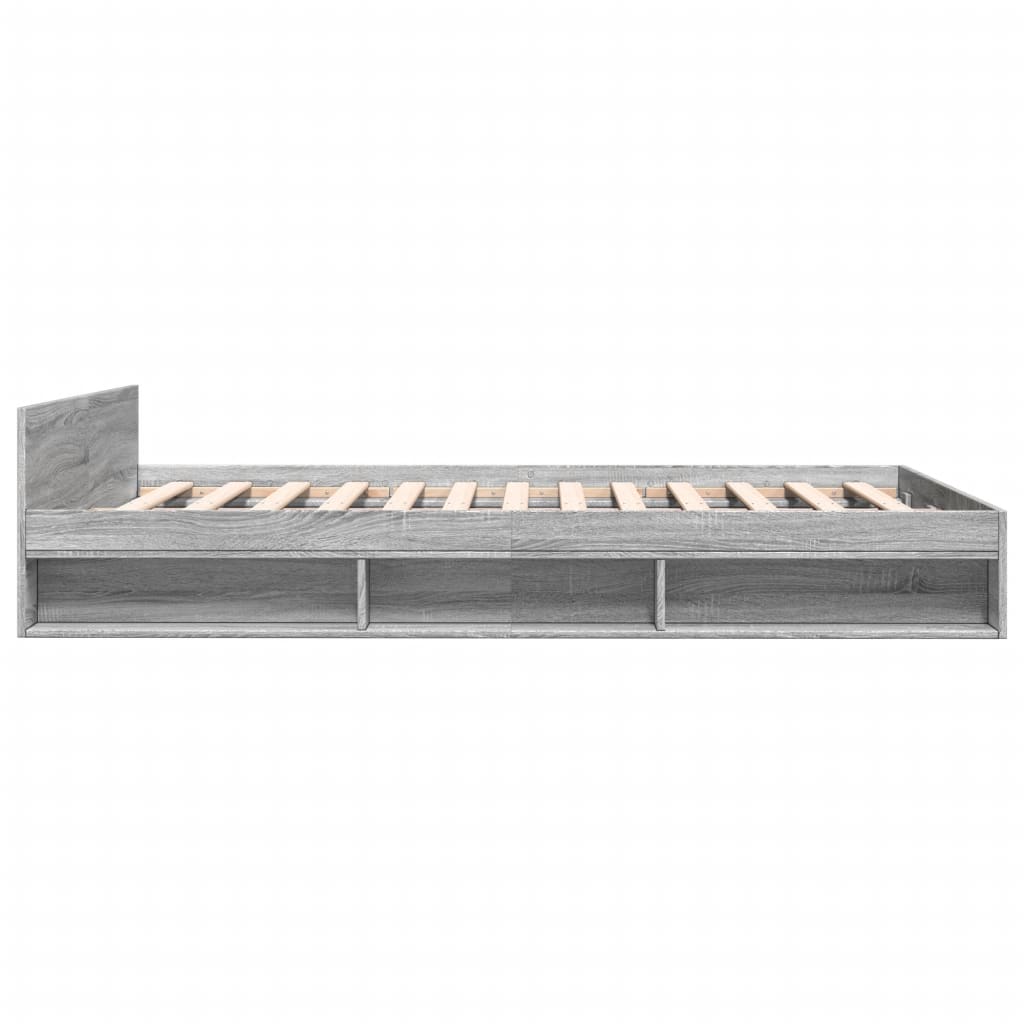 Giroletto Cassetti Grigio Sonoma 140x200 cm Legno Multistrato | homemem39