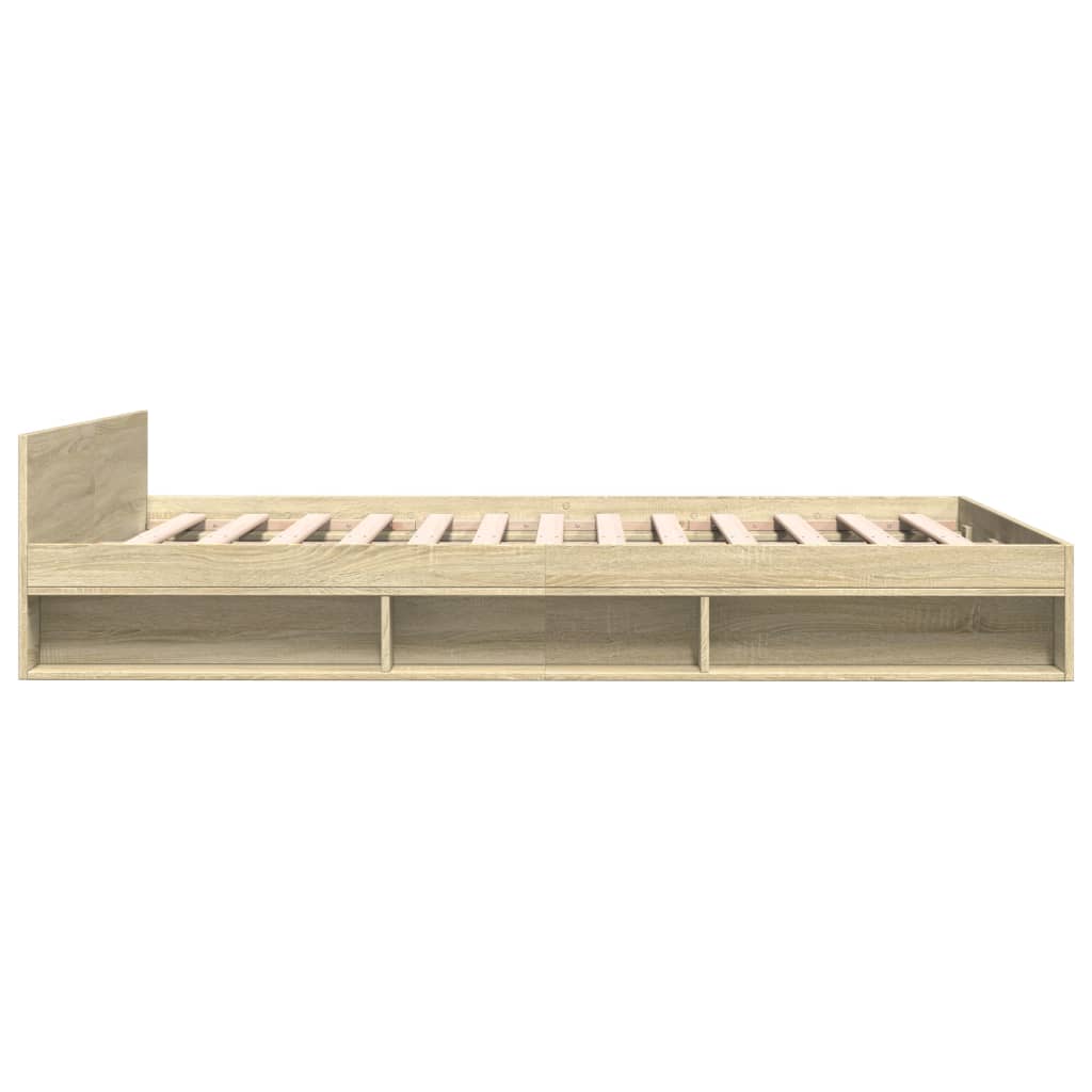 Giroletto Cassetti Rovere Sonoma 120x190 cm Legno Multistrato | homemem39