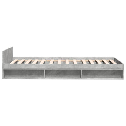 Giroletto Cassetto Grigio Cemento 90x190 cm Legno Multistrato - homemem39