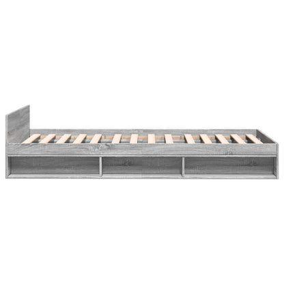 Giroletto Cassetto Grigio Sonoma 100x200 cm Legno Multistrato - homemem39