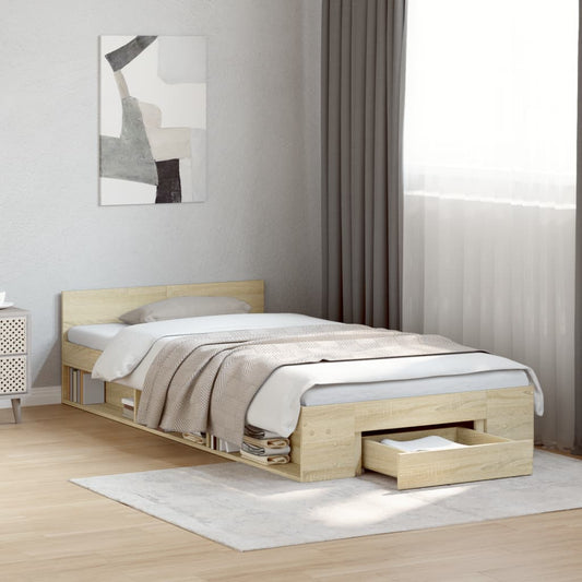 Giroletto Cassetto Rovere Sonoma 75x190 cm Legno Multistrato | homemem39