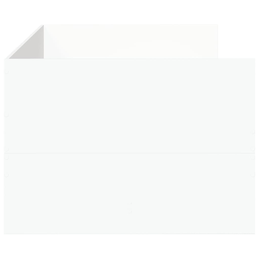 Divano Letto con Cassetti senza Materasso Bianco 75x190 cm - homemem39