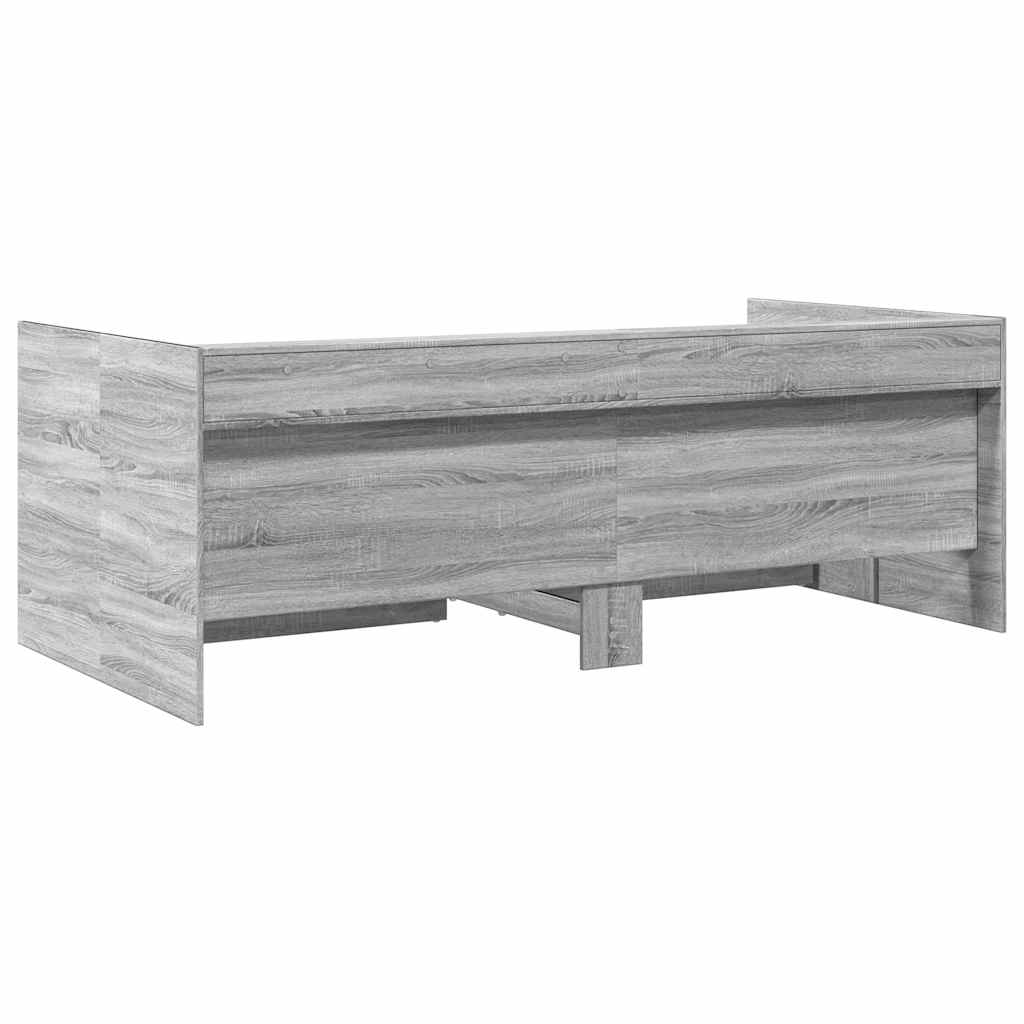 Divano Letto con Cassetti senza Materasso 90x200 cm | homemem39