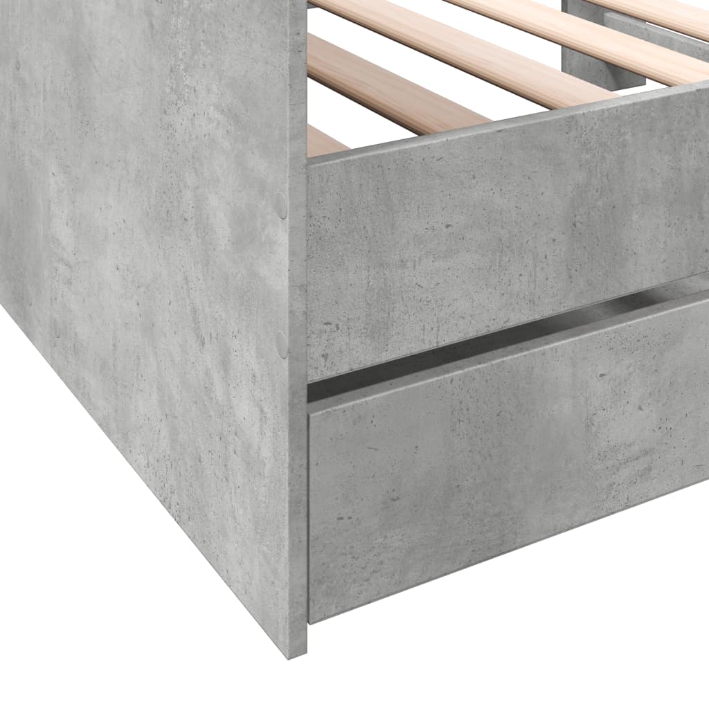 Divano Letto con Cassetti senza Materasso 75x190 cm