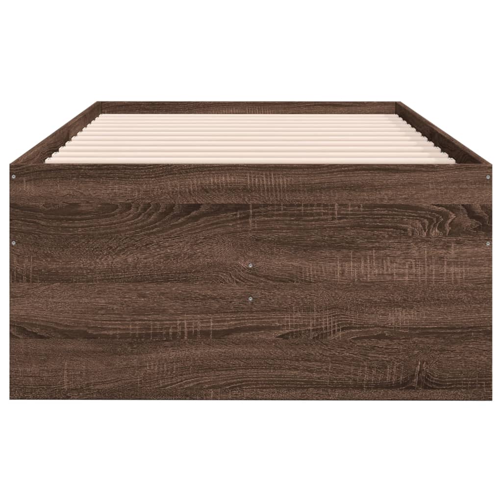 Divano Letto con Cassetti senza Materasso 90x200 cm - homemem39
