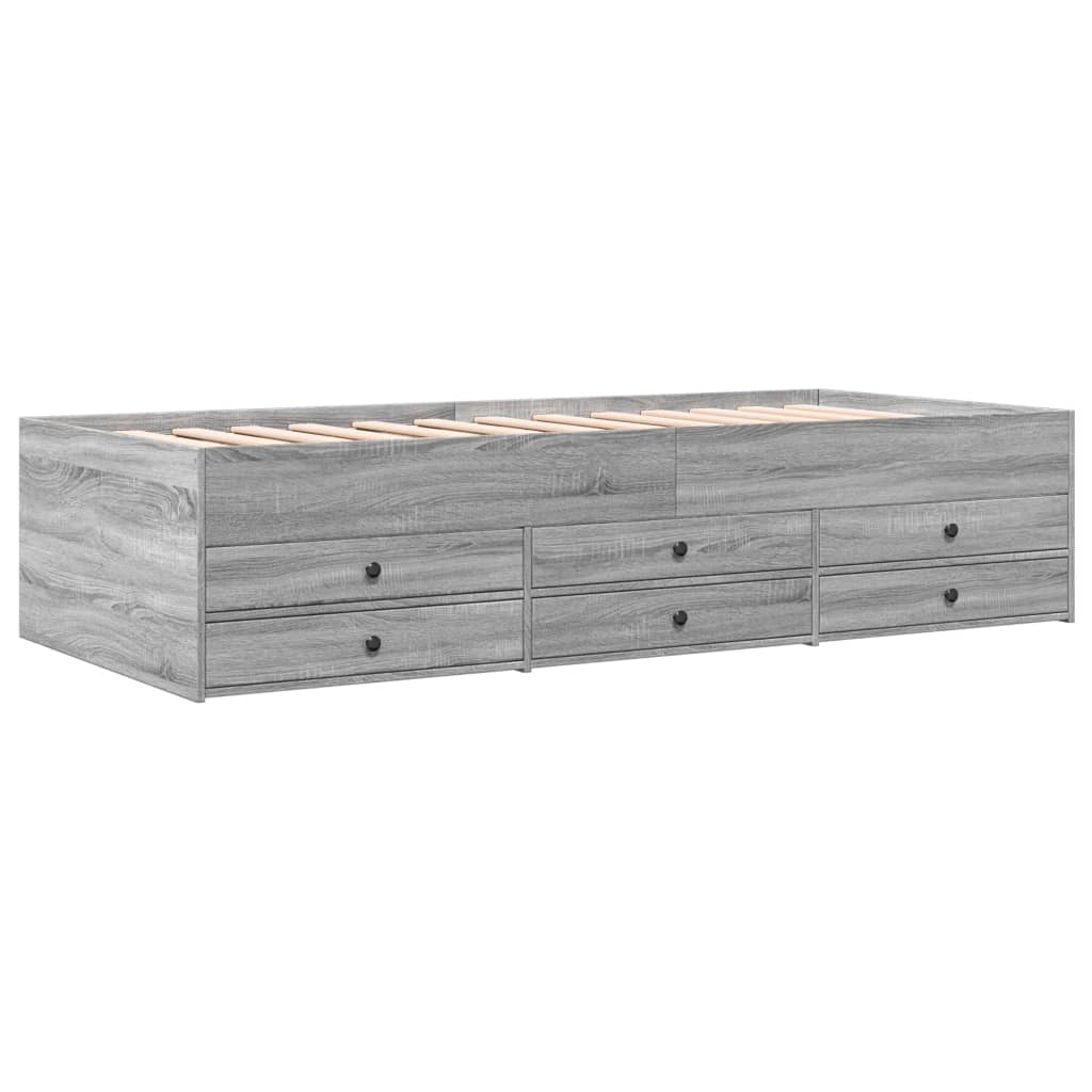 Divano Letto con Cassetti senza Materasso 90x190 cm | homemem39