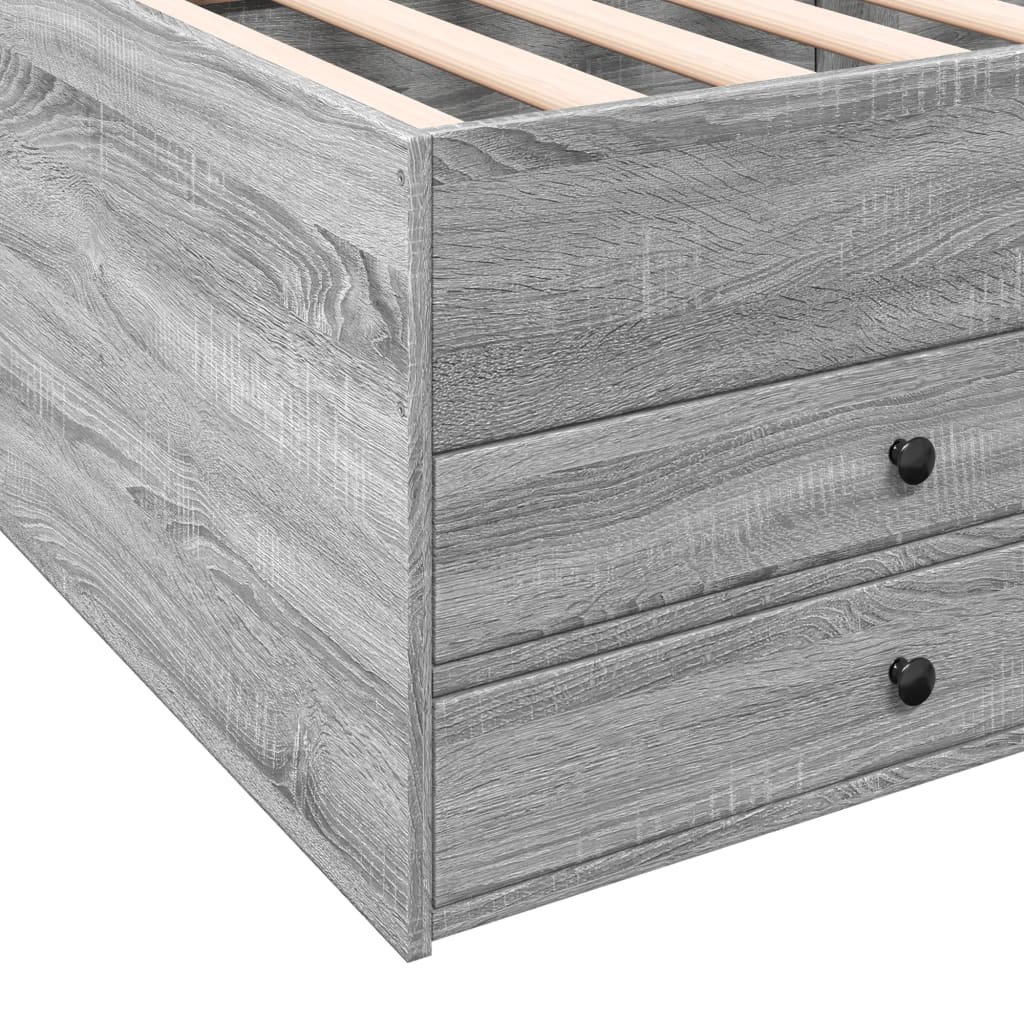 Divano Letto con Cassetti senza Materasso 90x190 cm | homemem39