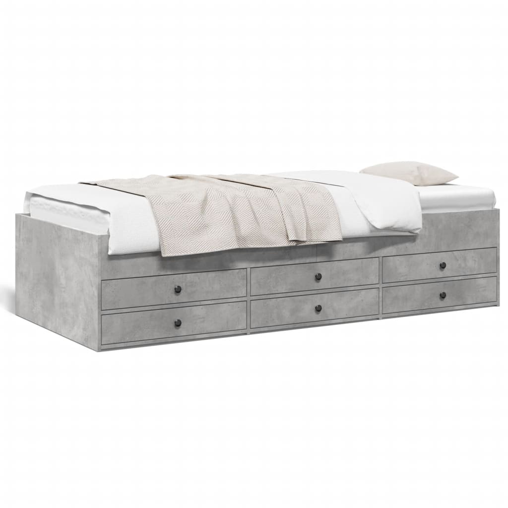 Divano Letto con Cassetti senza Materasso 75x190 cm | homemem39