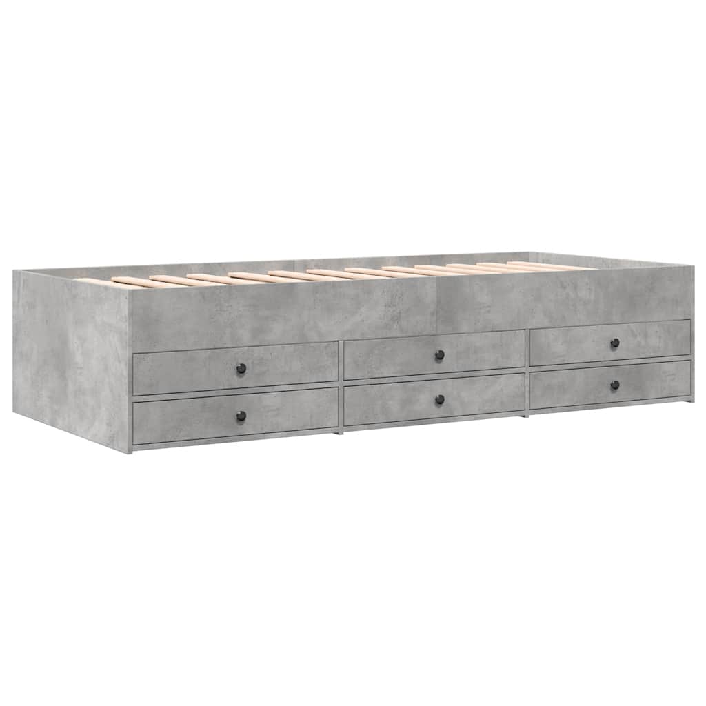 Divano Letto con Cassetti senza Materasso 75x190 cm | homemem39