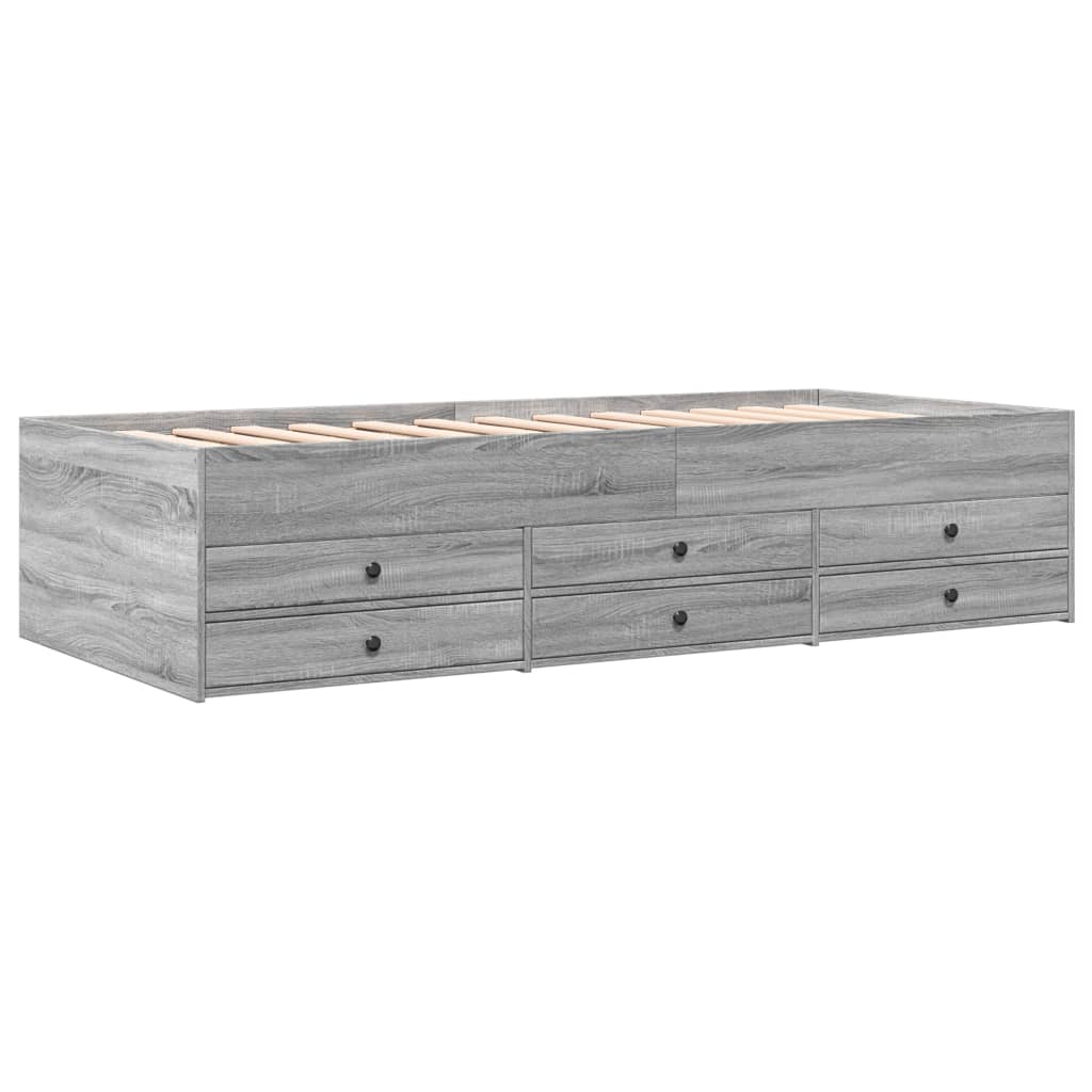 Divano Letto con Cassetti senza Materasso 75x190 cm | homemem39