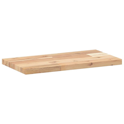 Mensole da Parete 2 pz 40x20x2 cm Legno Acacia Non Trattato | homemem39