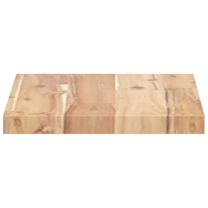 Mensole da Parete 4 pz 40x20x2 cm Legno Acacia Non Trattato | homemem39