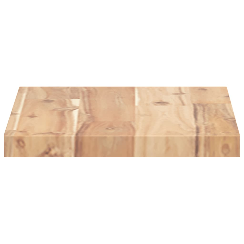 Mensole da Parete 2 pz 60x20x2 cm Legno Acacia Non Trattato | homemem39