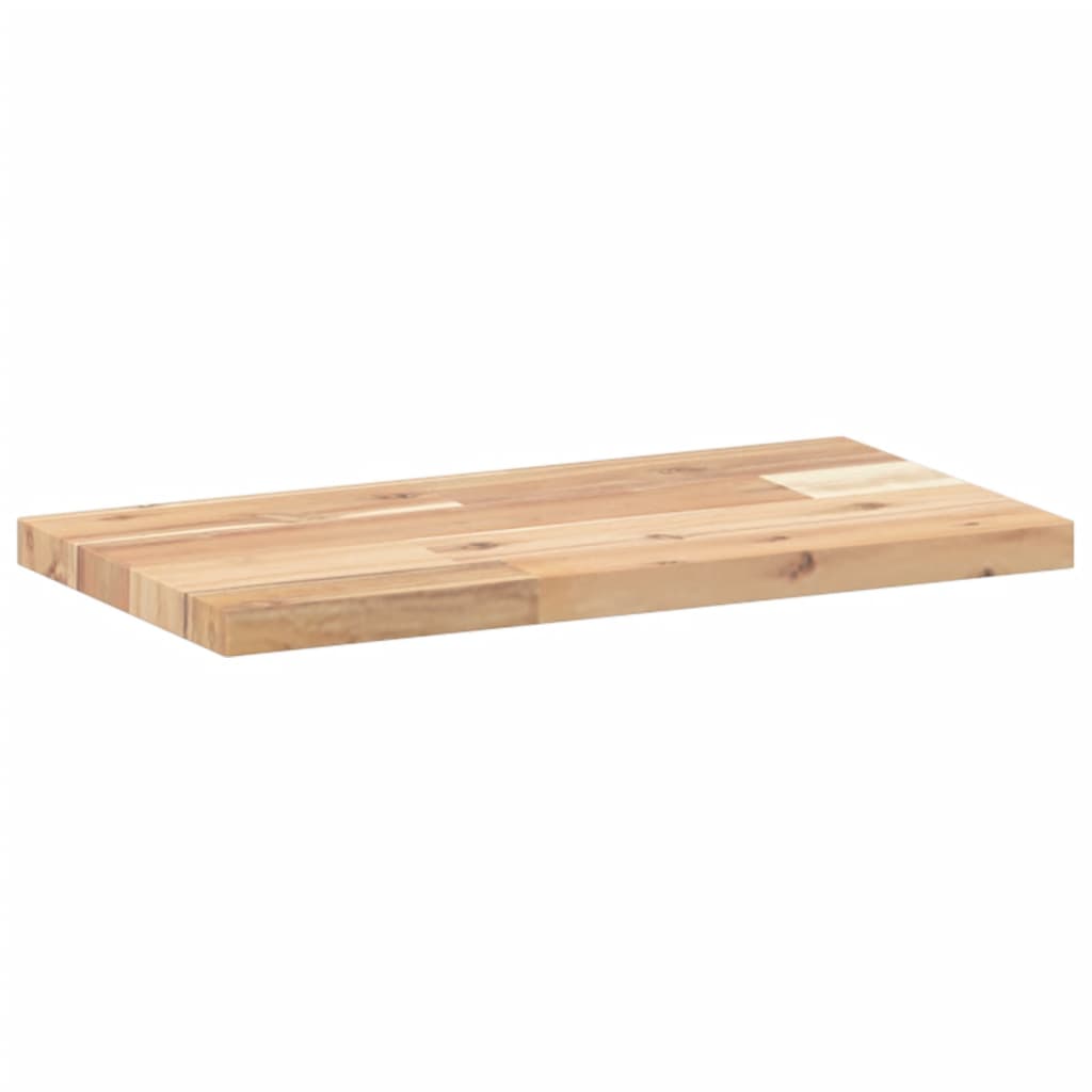 Mensole da Parete 4 pz 60x20x2 cm Legno Acacia Non Trattato | homemem39