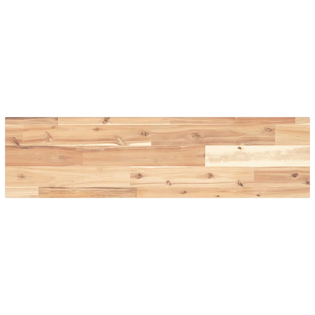 Ripiano a Parete 80x20x2 cm Legno Massello Acacia Non Trattato | homemem39