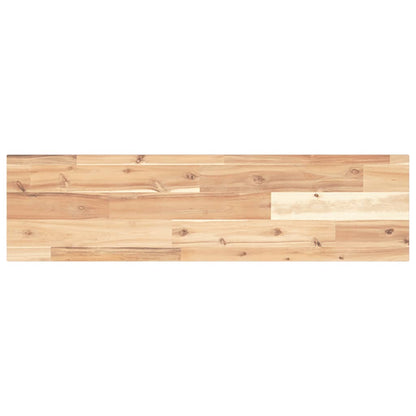Ripiano a Parete 80x20x2 cm Legno Massello Acacia Non Trattato | homemem39