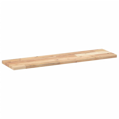 Ripiano a Parete 80x20x2 cm Legno Massello Acacia Non Trattato | homemem39