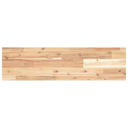 Mensole da Parete 4 pz 80x20x2 cm Legno Acacia Non Trattato | homemem39