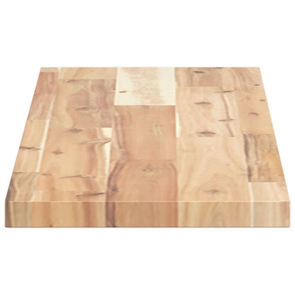 Ripiano a Parete 100x20x2 cm Legno Massello Acacia Non Trattato