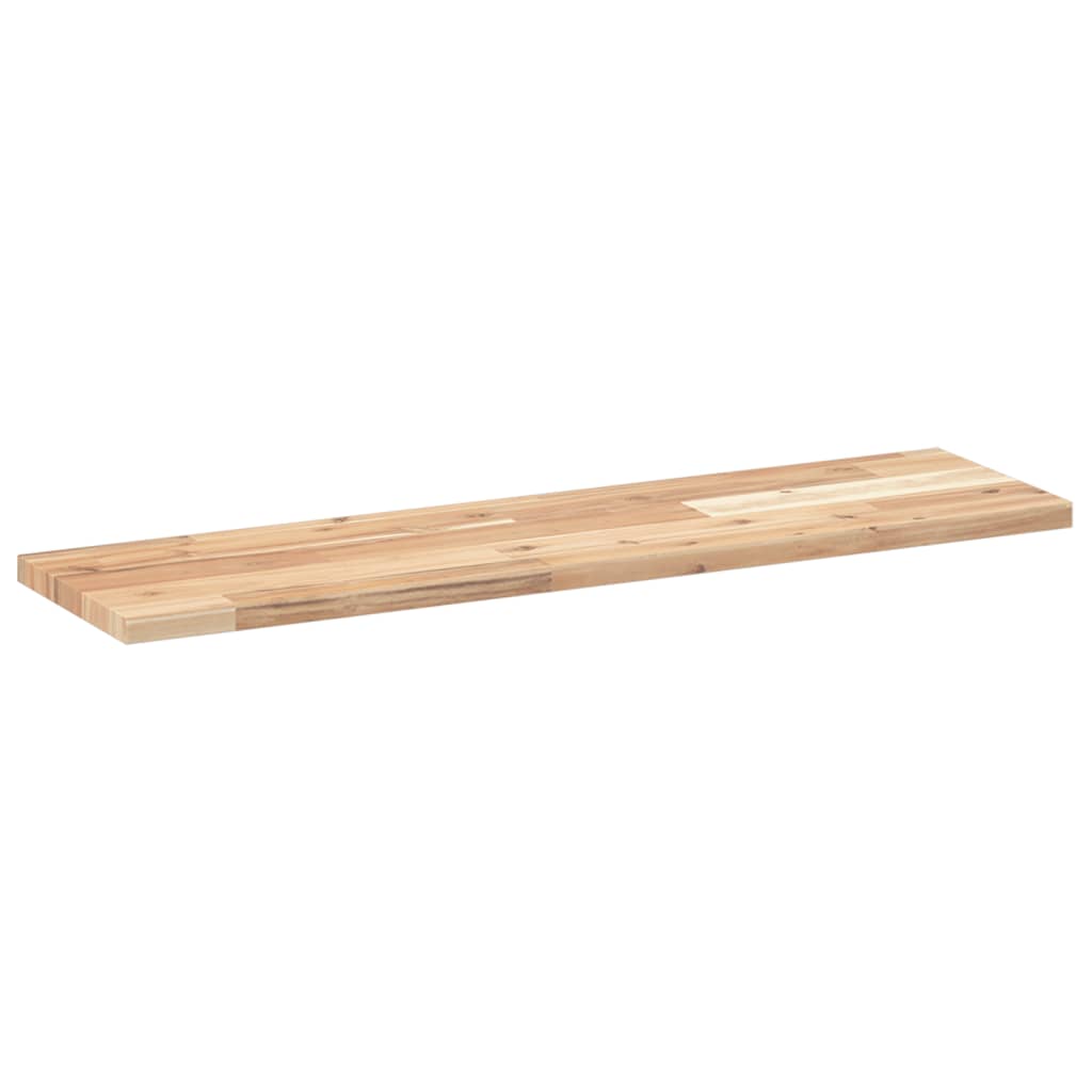 Mensole da Parete 3 pz 100x20x2 cm Legno Acacia Non Trattato | homemem39