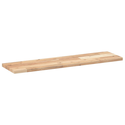 Mensole da Parete 3 pz 100x20x2 cm Legno Acacia Non Trattato | homemem39