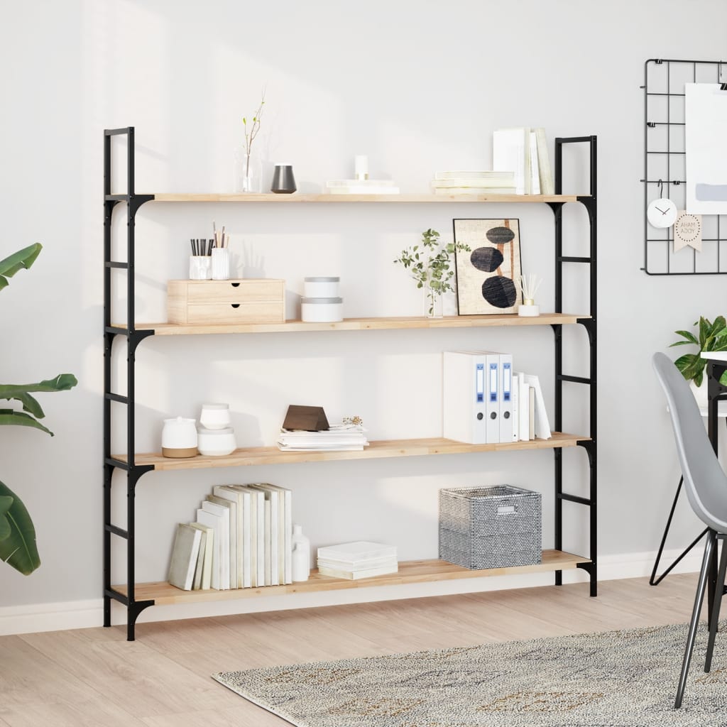 Mensole da Parete 2 pz 120x20x2 cm Legno Acacia Non Trattato | homemem39