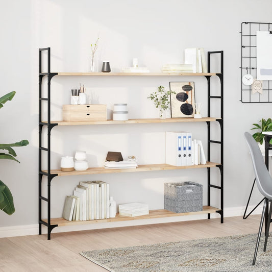 Ripiano a Parete 160x20x2 cm Legno Massello Acacia Non Trattato | homemem39