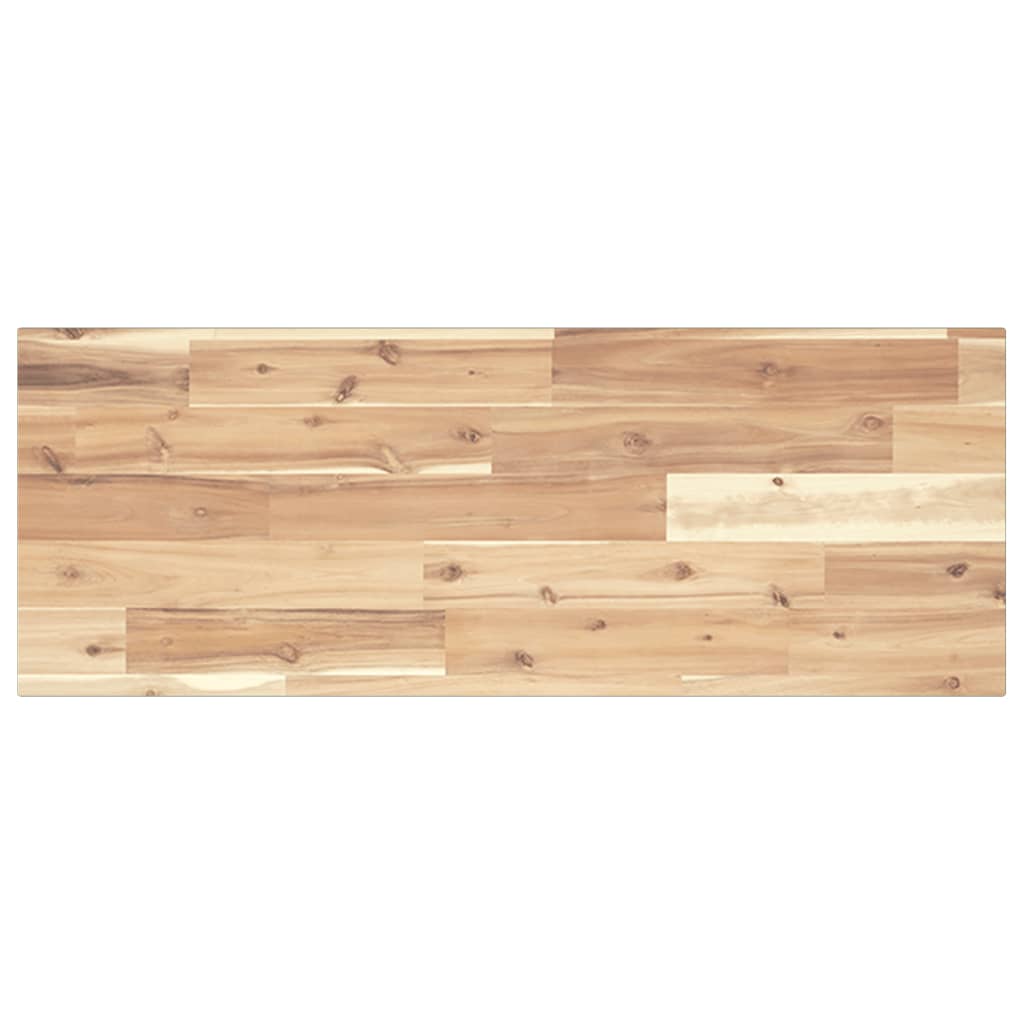 Mensole da Parete 2 pz 100x30x2 cm Legno Acacia Non Trattato | homemem39