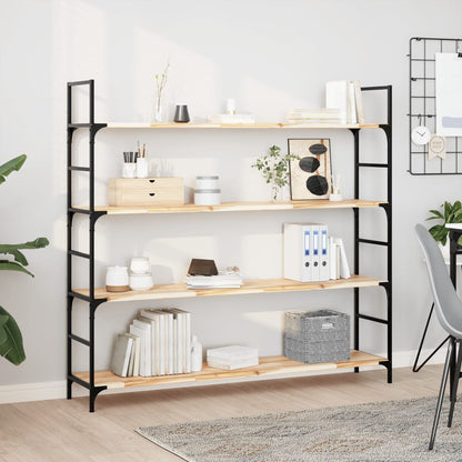 Ripiano a Parete 140x30x2 cm Legno Massello Acacia Non Trattato | homemem39